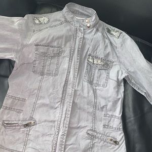 Grey Denim Jacket
